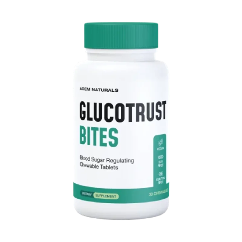 GlucoTrust Bites Natural Blood Sugar Formula — 1 Bottle / 30 Day Supply